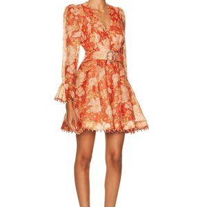 Zimmermann Kaleidoscope Mini Dress Amber Floral Zimmermann Size 3